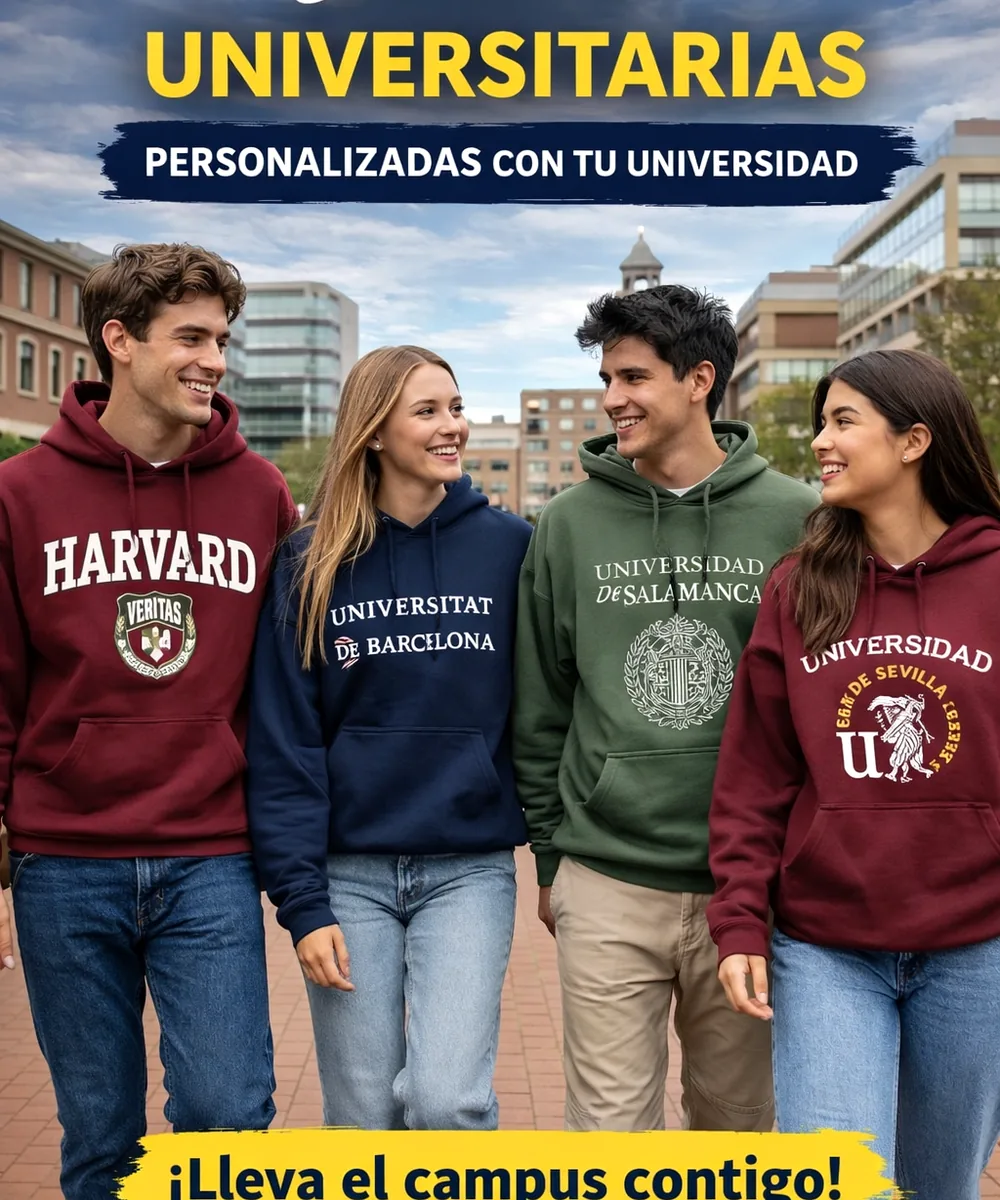 Cómo diseñar sudaderas universitarias por carreras