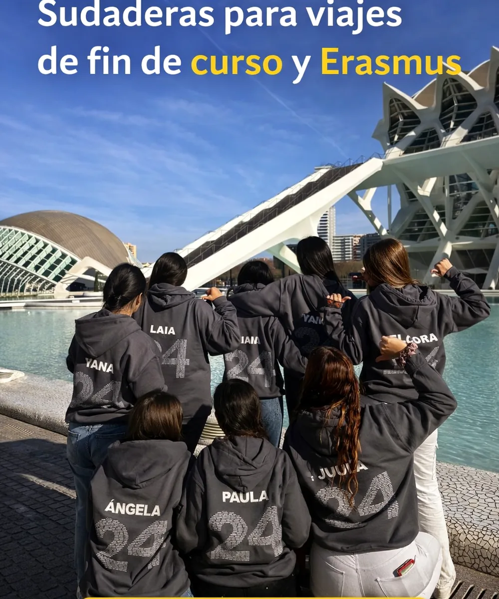 Sudaderas Erasmus, colegios mayores y fin de carrera